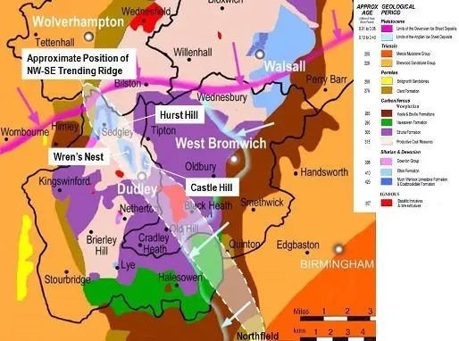 Geological Map of the Black Country_Dudley Museum